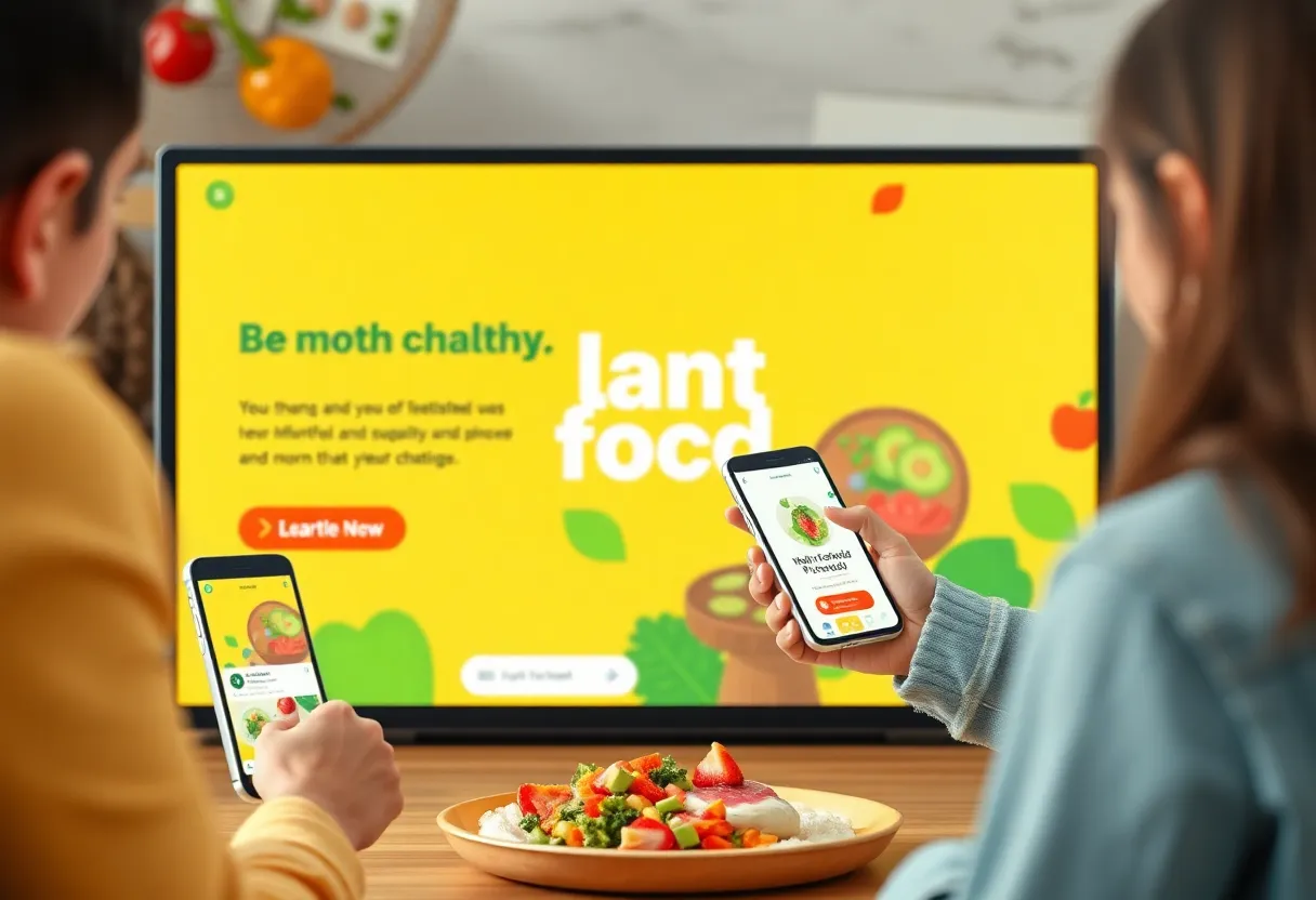 Digital marketing campaign for Maple Joe with plant-based foods